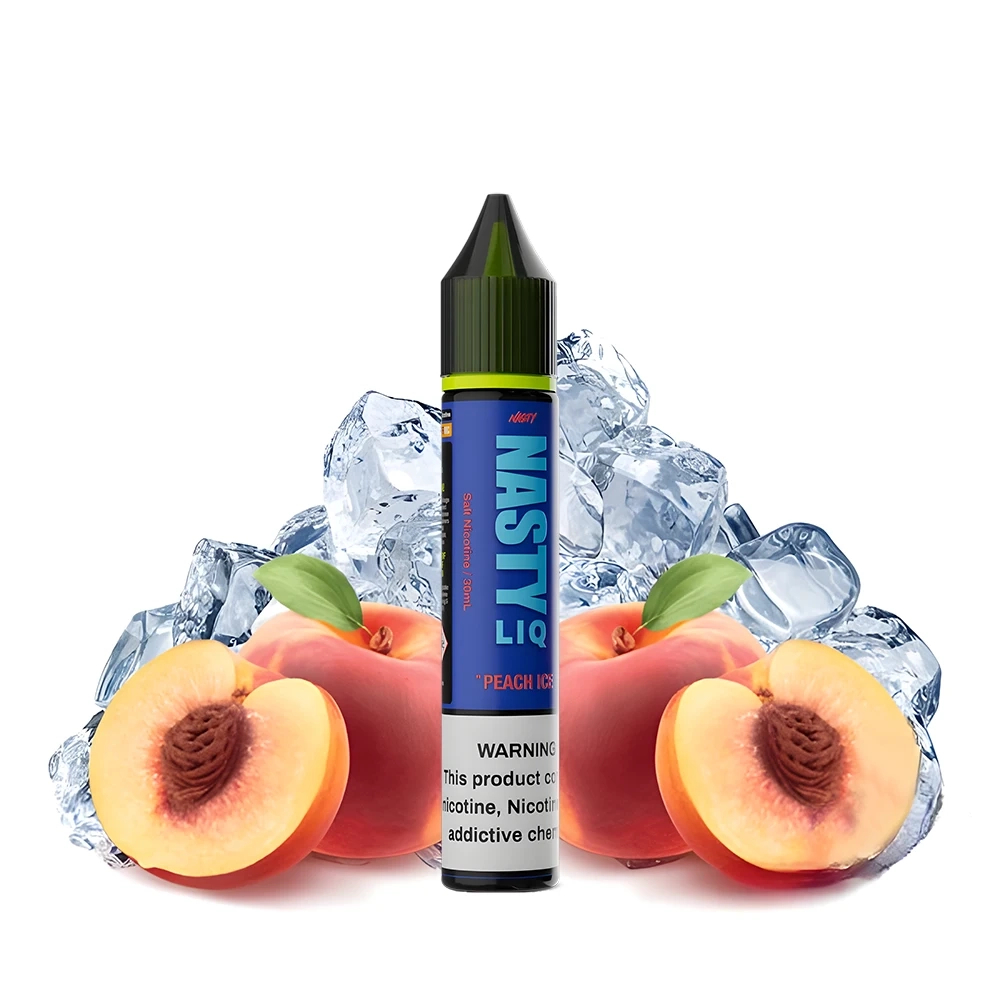 سالت نیکوتین هلو یخ نستی - سالت نیکوتین هلو خنک نستی NASTY PEACH ICE با ترکیب شگفت انگیز برش میوه های هلو شیرین و آبدار به همراه اندکی یخ در کنار هم تجربه‌ای شگفت‌انگیز را برای شما به ارمغان می‌آورد .
هم اکنون کمپانی نستی طعم شیرین تکه های هلوی خنک را در سری جدید LIQ NASTY با شما به اشتراک گذاشته است .
